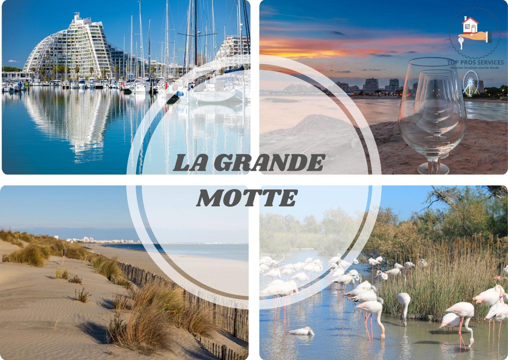 Le Calderini Appart - Face Plage Wifi Et Park Gratuit Calme - Resid Le Surcouf -Top Pros Servicesconciergerie La Grande Motte 外观 照片